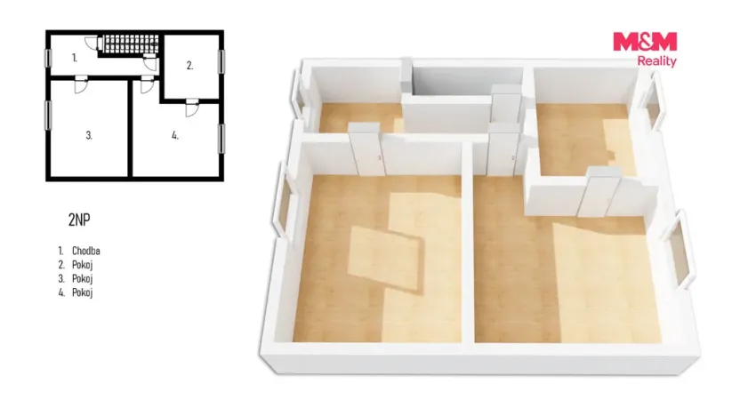 Prodej rodinného domu, Přestanov, 90 m2