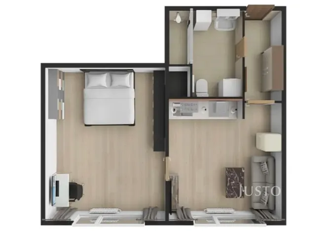 Pronájem bytu 2+kk, Ústí nad Labem, Šumavská, 37 m2