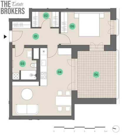 Prodej bytu 2+kk, Praha - Lochkov, U sladovny, 58 m2