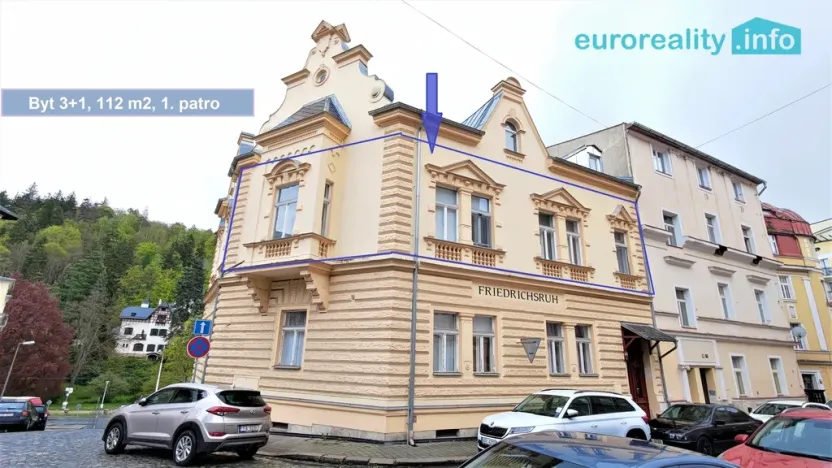 Prodej bytu 3+1, Mariánské Lázně, Lidická, 112 m2