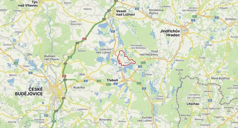 Prodej pozemku, Lužnice, 939 m2