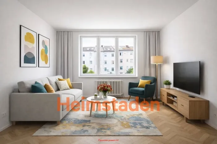 Pronájem bytu 2+1, Karviná - Nové Město, nám. Budovatelů, 53 m2