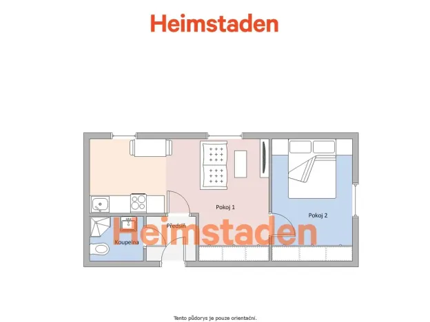 Pronájem bytu 2+kk, Havířov - Šumbark, U Nádraží, 38 m2