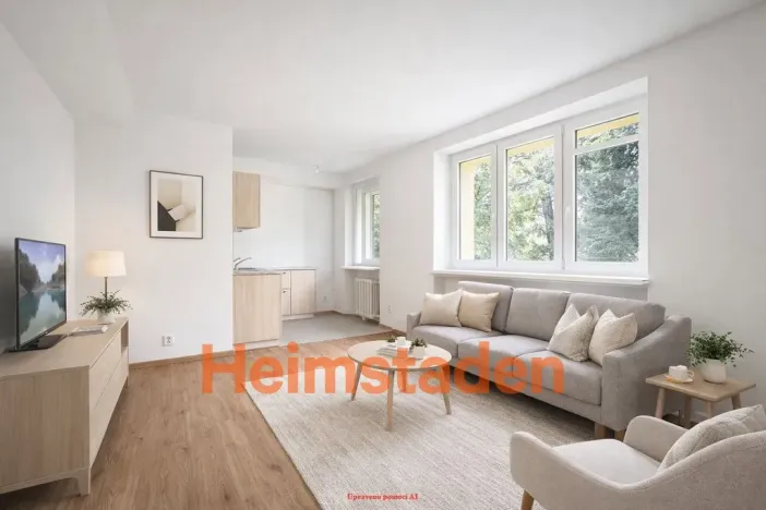 Pronájem bytu 2+kk, Ostrava - Poruba, Dělnická, 39 m2