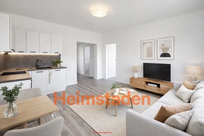 Pronájem bytu 3+kk, Ostrava - Poruba, Hlavní třída, 59 m2