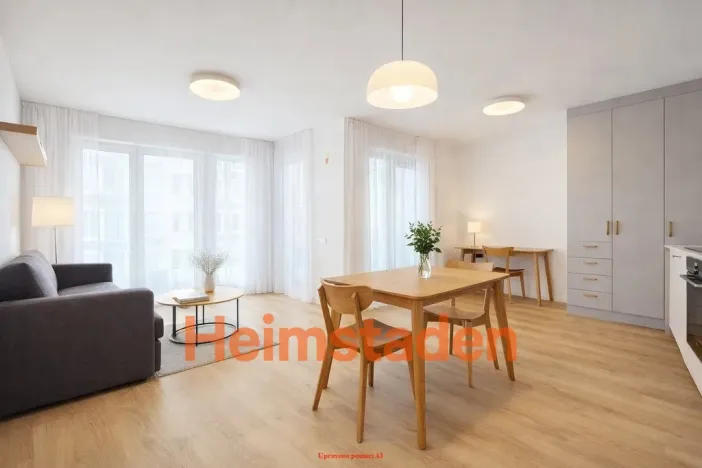 Pronájem bytu 1+kk, Praha - Holešovice, Vrbenského, 39 m2