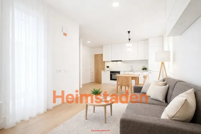 Pronájem bytu 1+kk, Praha - Holešovice, Vrbenského, 39 m2
