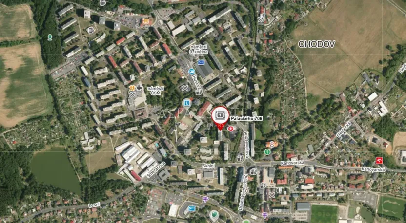 Pronájem bytu 1+kk, Chodov, Palackého, 20 m2
