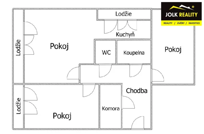 Prodej bytu 3+kk, Opava, Haškova, 66 m2