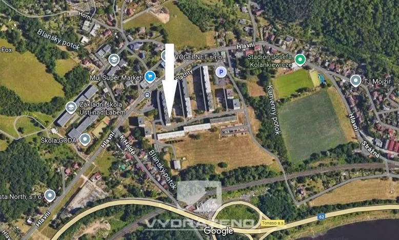Prodej bytu 1+1, Ústí nad Labem - Mojžíř, 40 m2