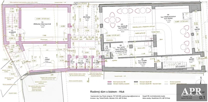 Prodej rodinného domu, Hluk, Hradišťská, 177 m2