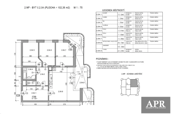 Prodej bytu 4+kk, Uherské Hradiště, Derflanská, 102 m2