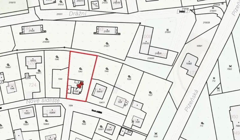 Prodej pozemku pro bydlení, Třemošná, Nové sídliště, 1133 m2