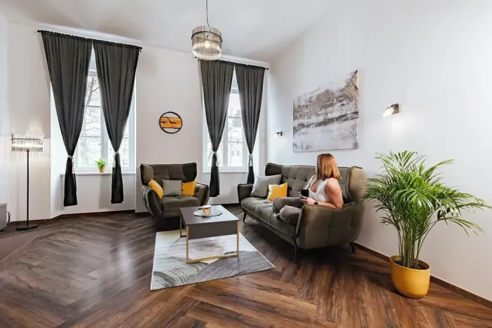 Prodej bytu 2+kk, Horní Planá, Náměstí, 47 m2