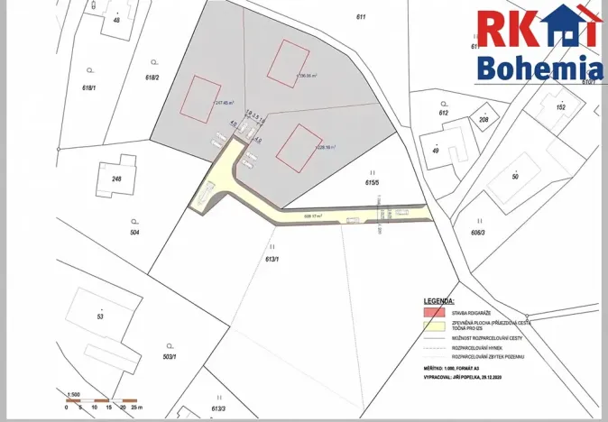 Prodej pozemku pro bydlení, Žacléř, 1222 m2