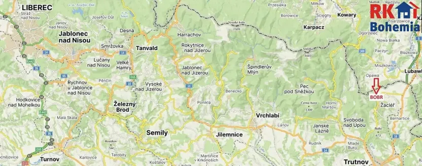 Prodej pozemku pro bydlení, Žacléř, 1222 m2