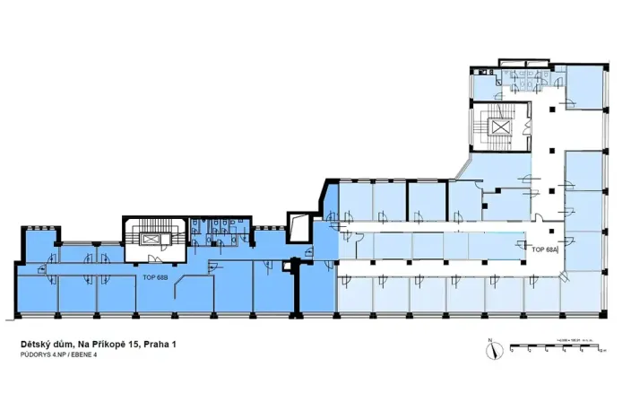 Pronájem kanceláře, Praha - Staré Město, Na příkopě, 596 m2