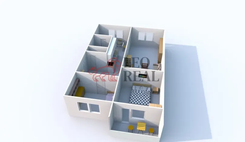 Pronájem bytu 3+1, Veselí nad Moravou, náměstí Míru, 73 m2