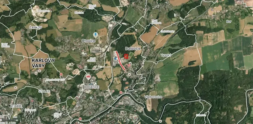 Prodej pozemku pro bydlení, Dalovice, Botanická, 10425 m2