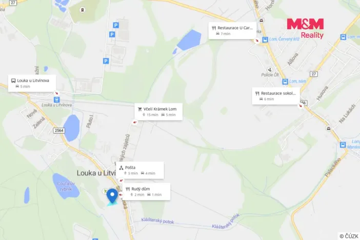 Prodej zahrady, Louka u Litvínova, 2340 m2