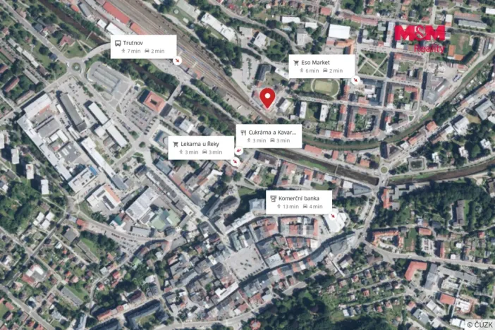 Pronájem bytu 2+kk, Trutnov - Střední Předměstí, Novodvorská, 50 m2