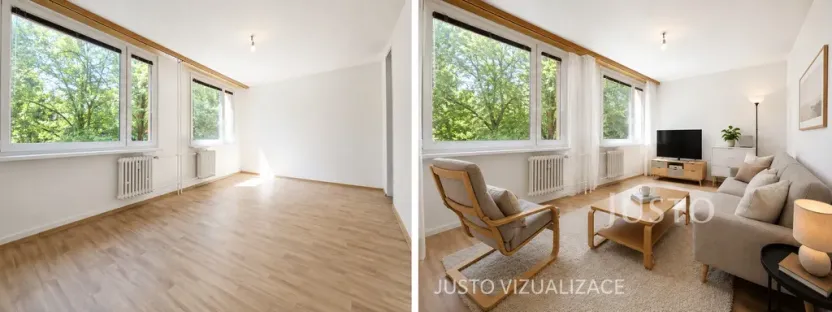 Prodej bytu 2+1, Praha - Kobylisy, Šimůnkova, 46 m2