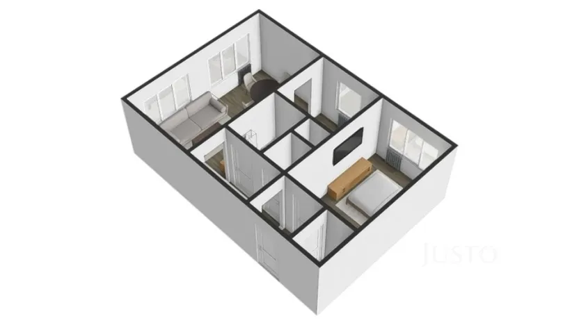Prodej bytu 2+1, Praha - Kobylisy, Šimůnkova, 46 m2