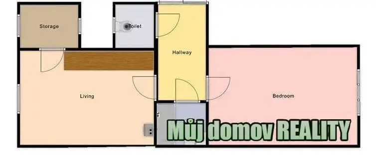 Pronájem bytu 2+kk, Praha - Libeň, Braunerova, 51 m2