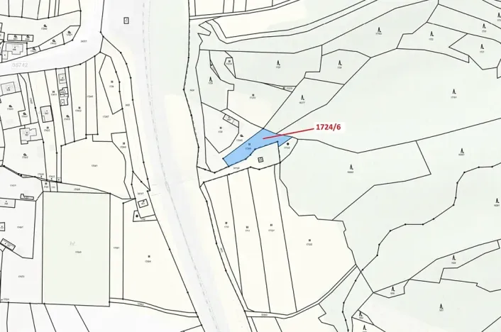 Dražba louky, Valašská Polanka, 762 m2