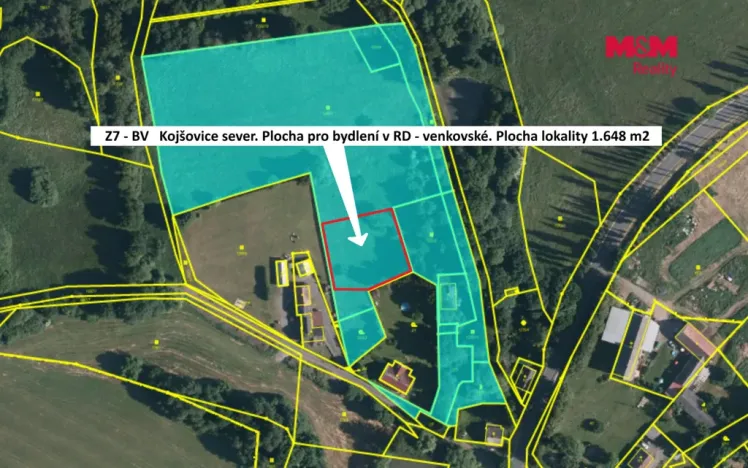 Prodej pozemku pro bydlení, Toužim - Kojšovice, 18630 m2