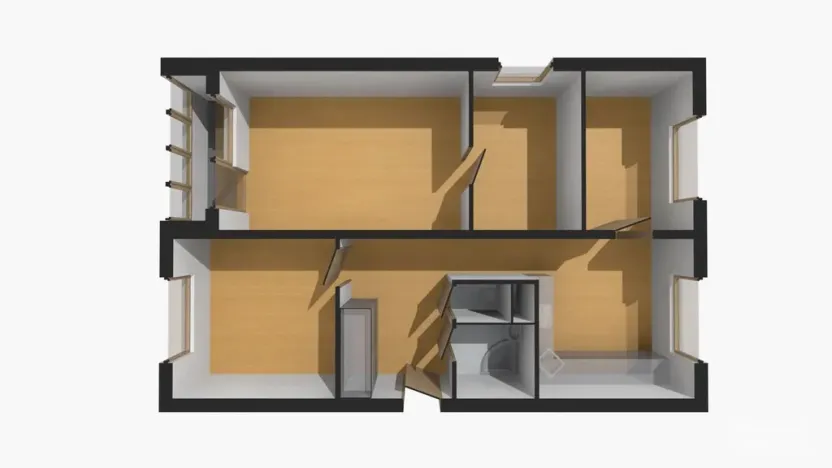 Prodej bytu 4+1, Přelouč, Studentská, 74 m2