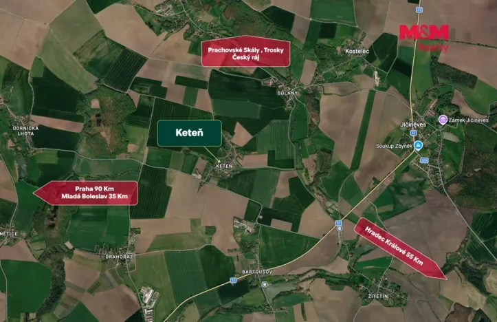 Prodej chalupy, Jičíněves - Keteň, 57 m2