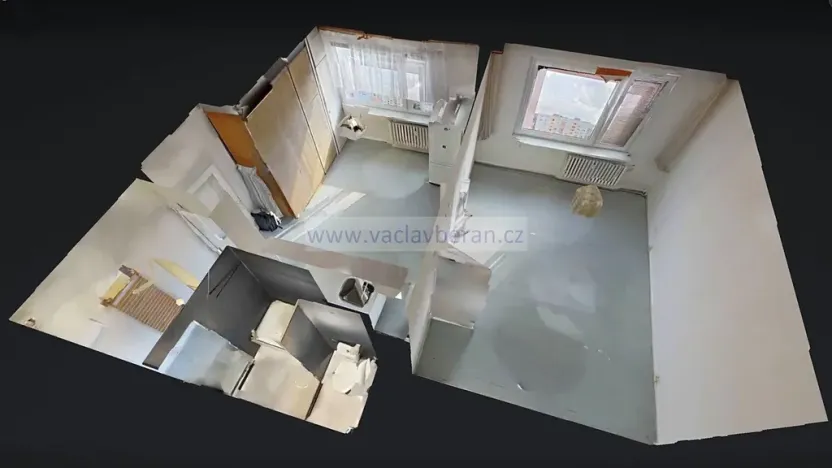 Pronájem bytu 1+1, Česká Třebová, Trávník, 37 m2