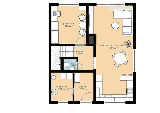 Prodej rodinného domu, Staré Hodějovice, Krátká, 124 m2