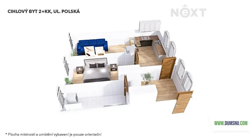 Prodej bytu 2+kk, Šumperk, Polská, 60 m2