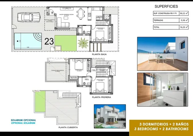 Prodej vily, Orihuela, Španělsko, 100 m2