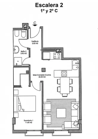 Prodej bytu 2+1, Cartagena, Španělsko, 52 m2