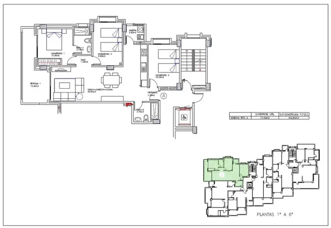 Prodej bytu 4+kk, Murcia City, Španělsko, 102 m2