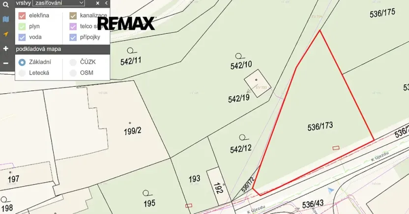 Prodej pozemku pro bydlení, Praha - Šeberov, K Újezdu, 695 m2