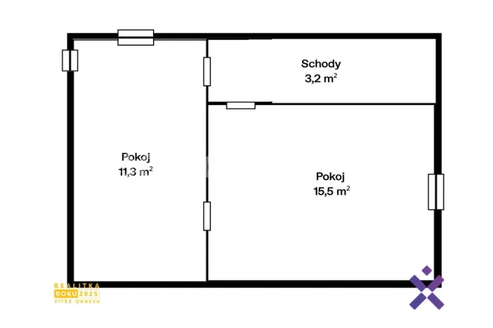 Pronájem rodinného domu, Zlín, Zálešná III, 60 m2
