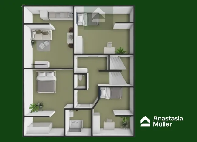 Pronájem bytu 4+kk, Plzeň - Božkov, Vřesinská, 102 m2