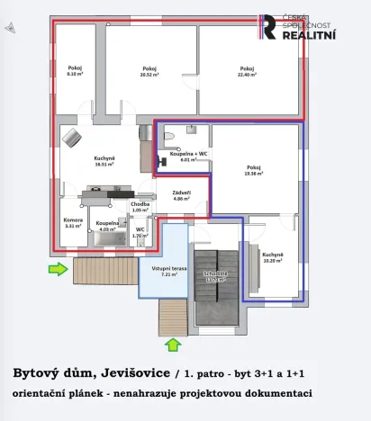 Prodej činžovního domu, Jevišovice, 420 m2