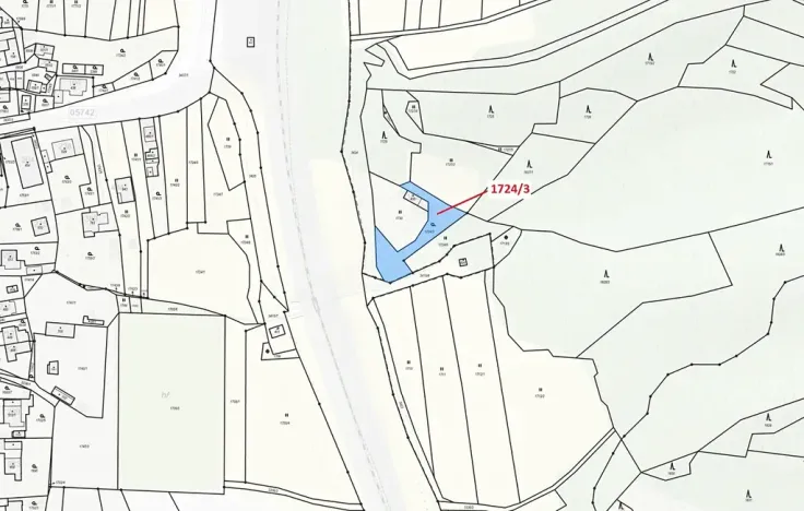 Dražba zahrady, Valašská Polanka, 921 m2