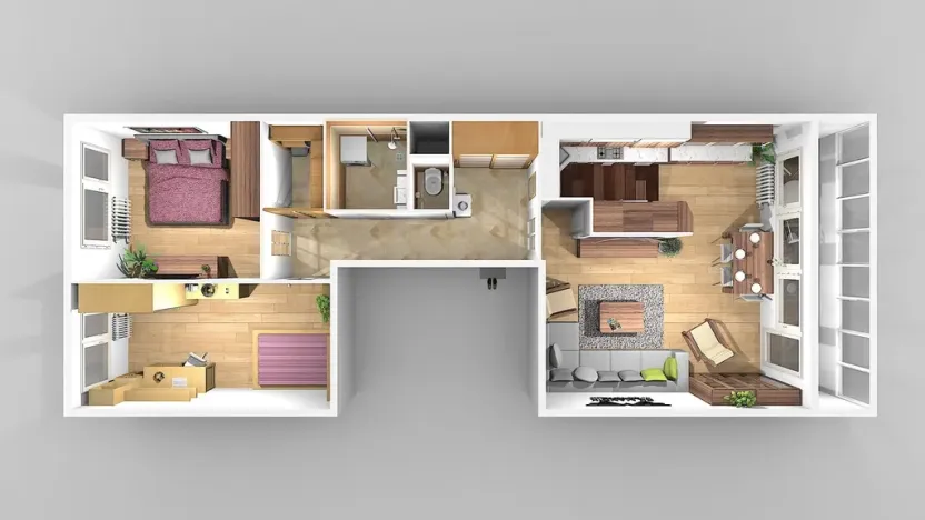 Pronájem bytu 3+kk, Praha - Stodůlky, Fantova, 70 m2