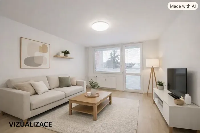 Pronájem bytu 2+1, Kralupy nad Vltavou, Krakovská, 47 m2