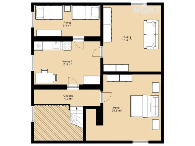 Prodej rodinného domu, Adamov, Větrná, 140 m2