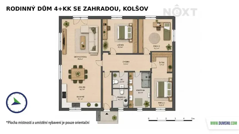 Prodej rodinného domu, Kolšov, 89 m2
