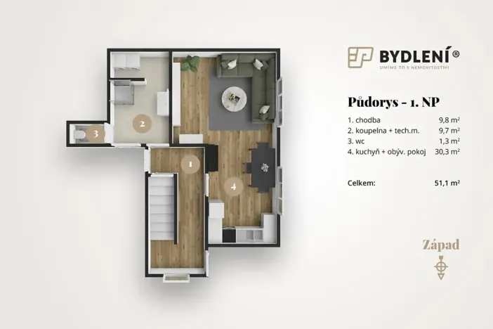 Prodej rodinného domu, Kladruby, 99 m2
