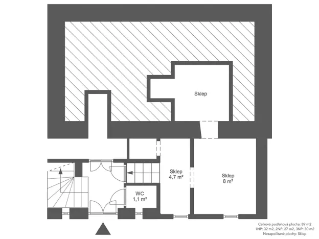 Prodej vícegeneračního domu, Praha, V Podbabě, 90 m2