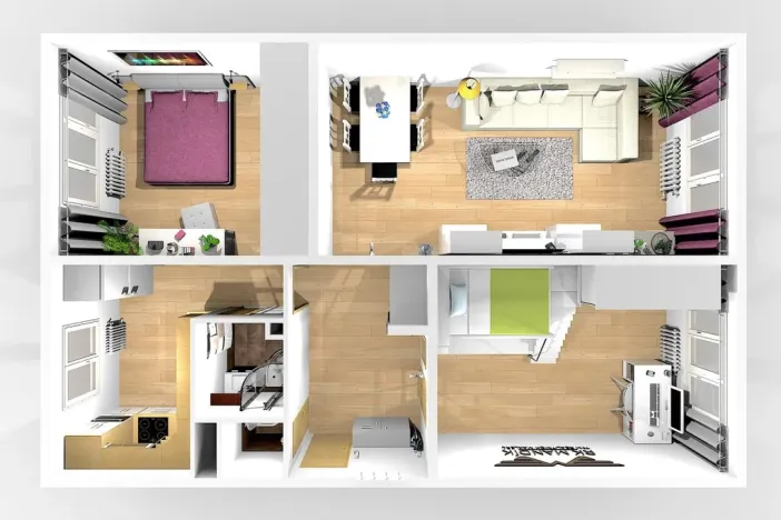 Pronájem bytu 3+1, Praha - Malešice, Tuchorazská, 72 m2